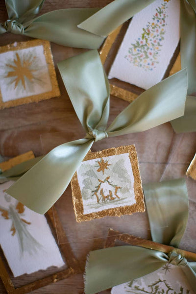 The Nativity - Hand Painted Watercolor Ornament