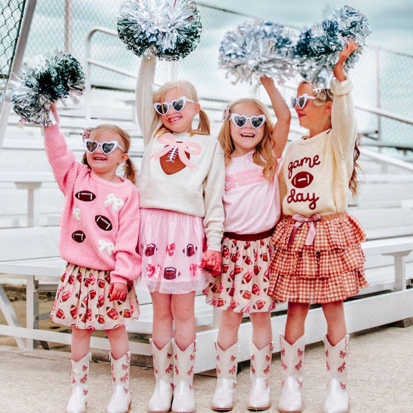 Football Sequin Tutu - Kids Clothing