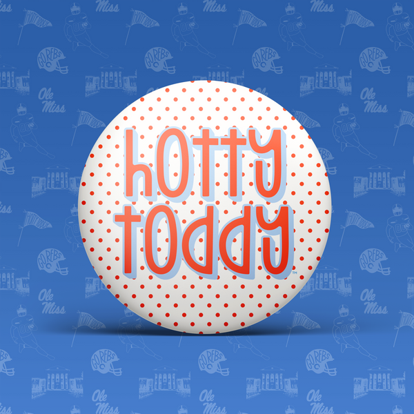 Ole Miss Game Day Buttons | Gameday Pins | College Football: OLE MISS GAME DAY GINGHAM