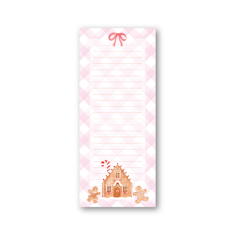 Gingerbread List Notepad