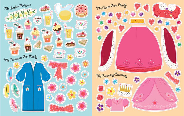 Princesses: Dress-Up Sticker Book by: Paperback; 24 pages / English