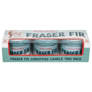 Fraser Fir Christmas Candle Trio Set