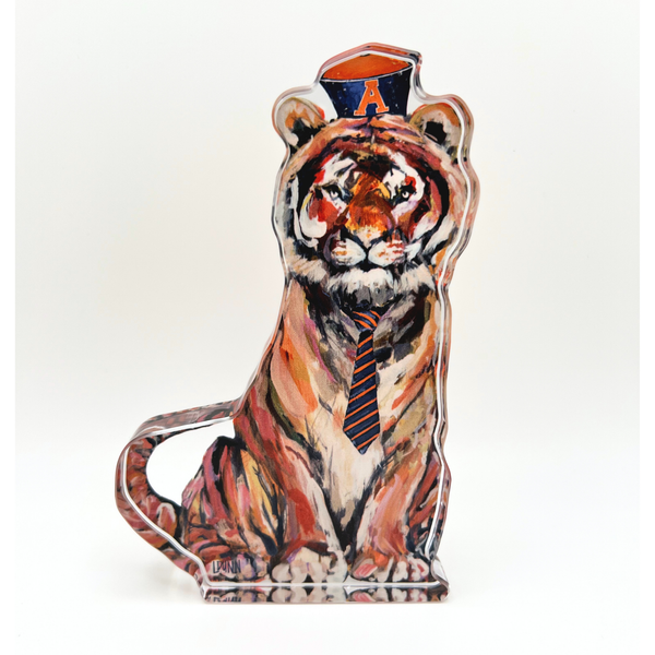 AUBURN TIGER ACRYLIC CUTOUT: Bitty