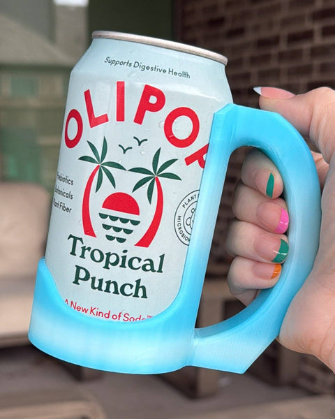 Sipzey Standard Soda Can Handle: Fairy Light Lilac