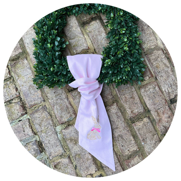Cotton Pique Sash: Ivory / 44 inch