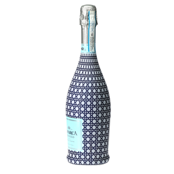 Beau Bottles Navy and White Cane - Prosecco Collection