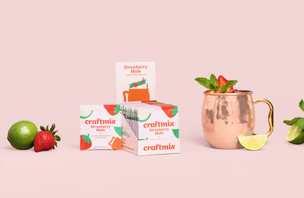 Strawberry Mule Cocktail / Mocktail Mixer Single