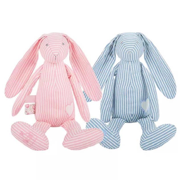 Pink Striped Bunny