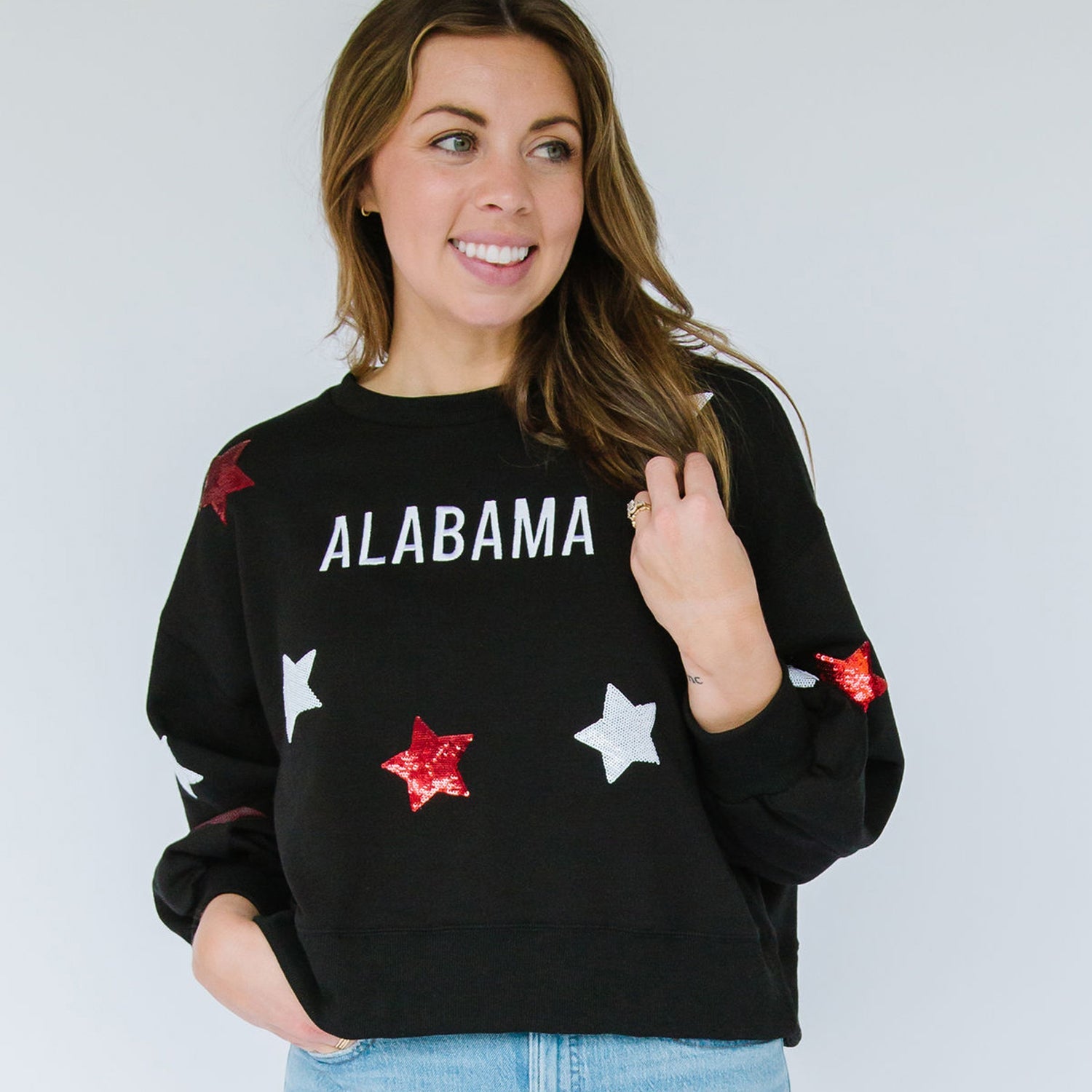 Mary Square Alabama Stars Game Day Sweatshirt