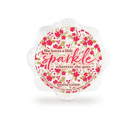 Caren She Leaves a Little Sparkle Shower Flower