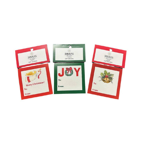 HOLIDAY GIFT STICKERS: JOY