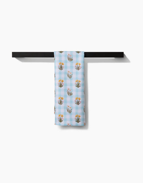 Picnic Plaid Blue Tea Towel