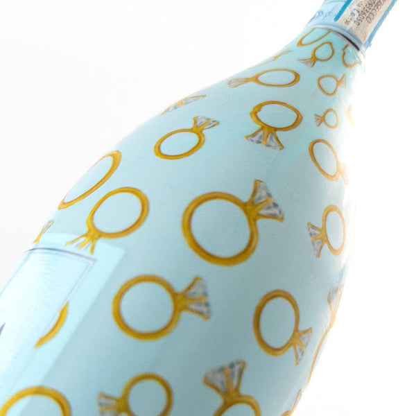 Beau Bottles Blue Engagement Ring - Prosecco Collection