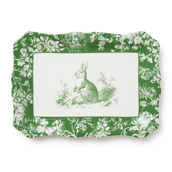 Le Jardin Rectagular Platter 14in x 10in
