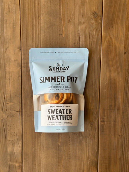 Sweater Weather Simmer Pot | Oranges Apples Pine
