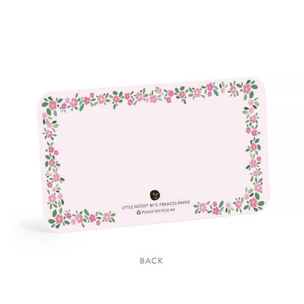 Pink Petals Little Notes® – Mini Notecard Pack, Set of 55