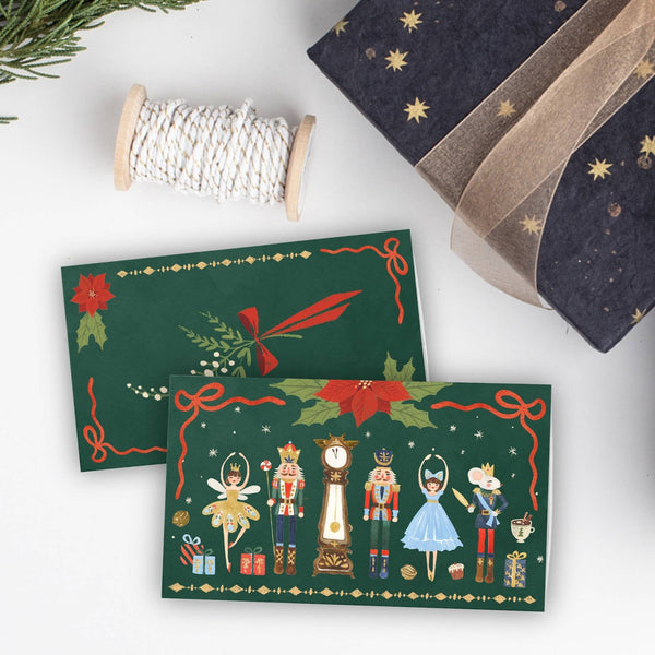 Double-sided Christmas Floral Match Box