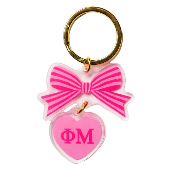 Sorority & Greek BOW-DACIOUS Keychain: Kappa Delta