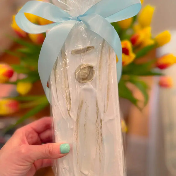 Wooden Block Painted Angel