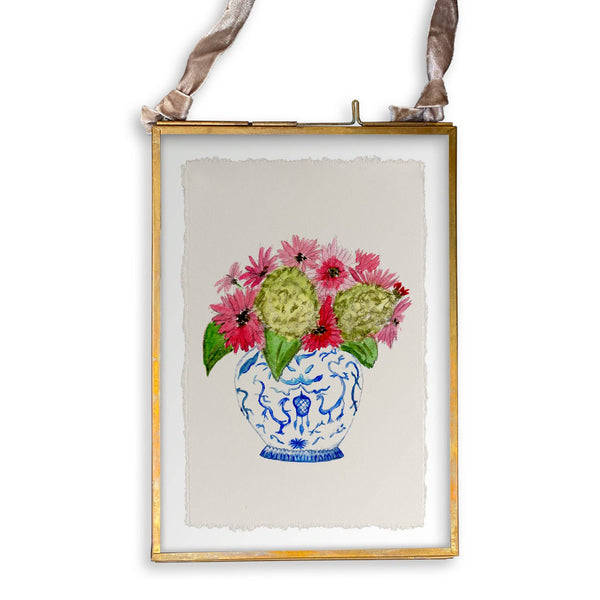 Ginger Jar Bouquet: Notecard / -