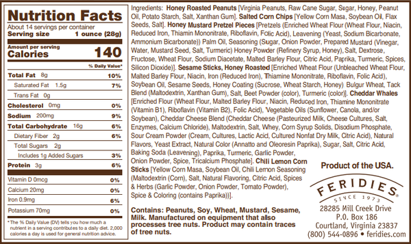 14oz Tin 5 O'clock Crunch Snack Mix