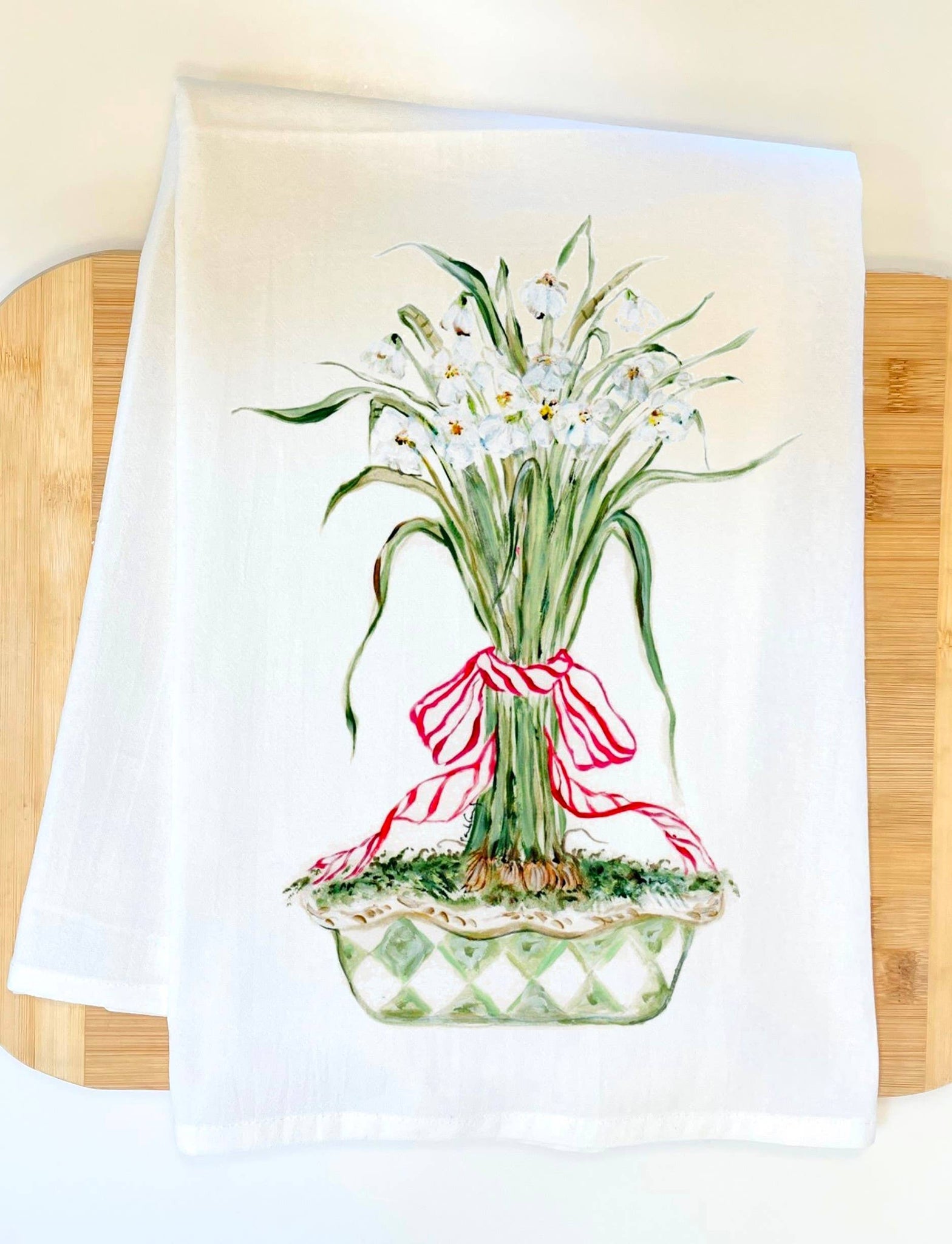 Paperwhites Kitchen Towel