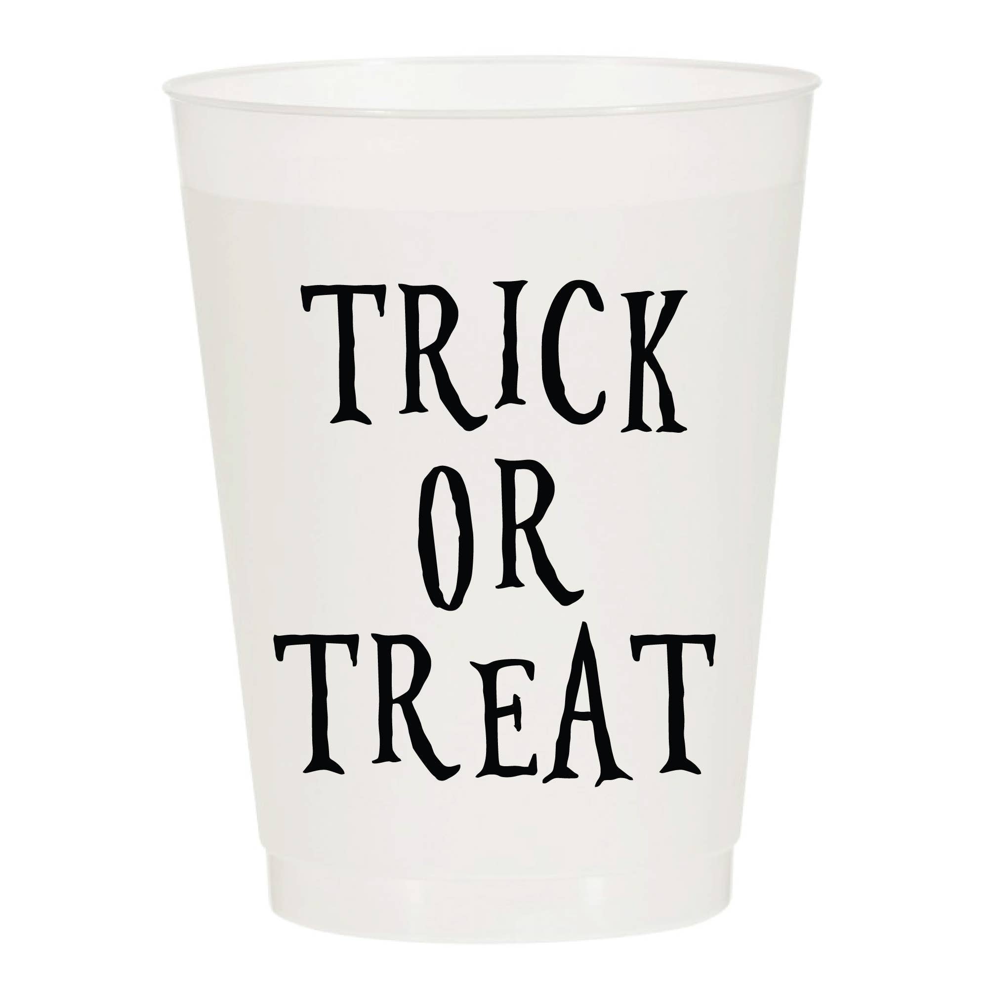 Trick Or Treat Halloween Frosted Cups - Halloween: Pack of 6