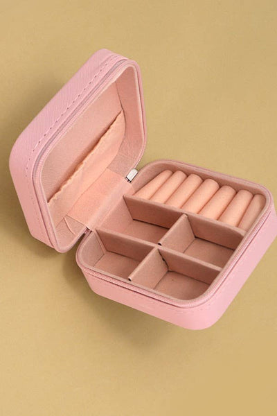 JEWELRY ORGANIZER TRAVEL BOX CASE - Off White