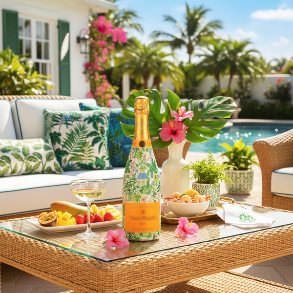 Beau Bottles Verde Palm Pavilion- Champagne Collection