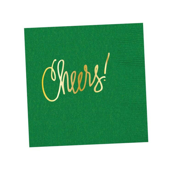 Cheers! | Napkins (18 colors): White