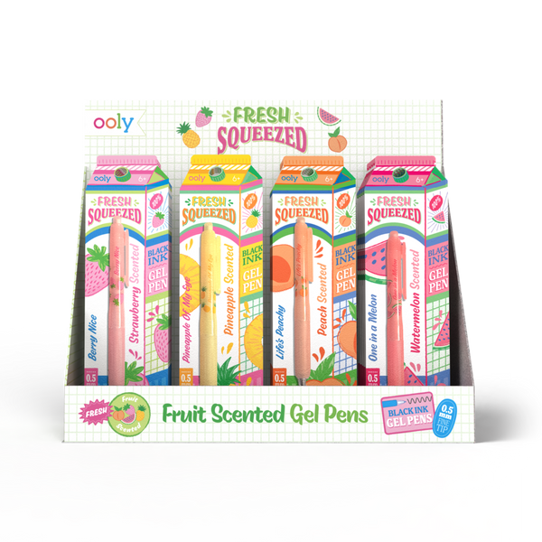 Fresh Squeezed Black Ink Scented Gel Pens