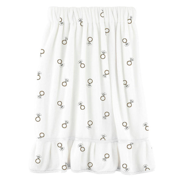 Spa Wrap - White Rings