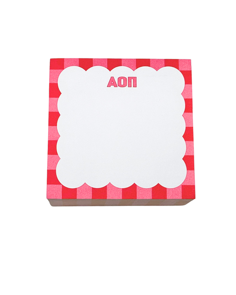 Scallop Sorority Note Cube