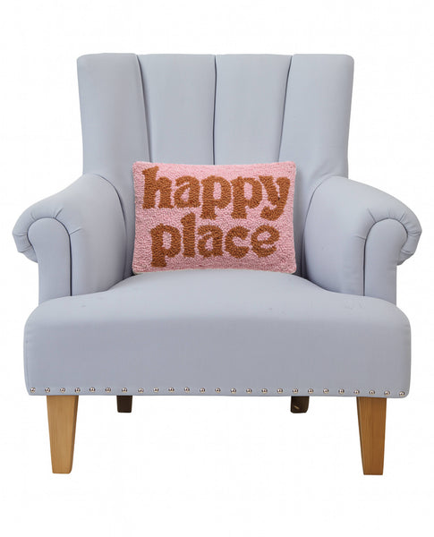 Happy Place Hook Pillow