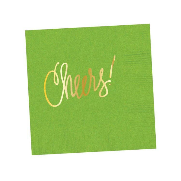 Cheers! | Napkins (18 colors): White