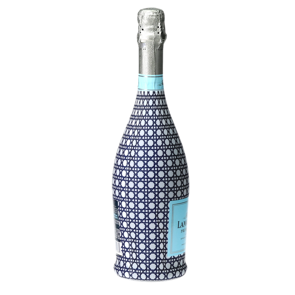 Beau Bottles Navy and White Cane - Prosecco Collection