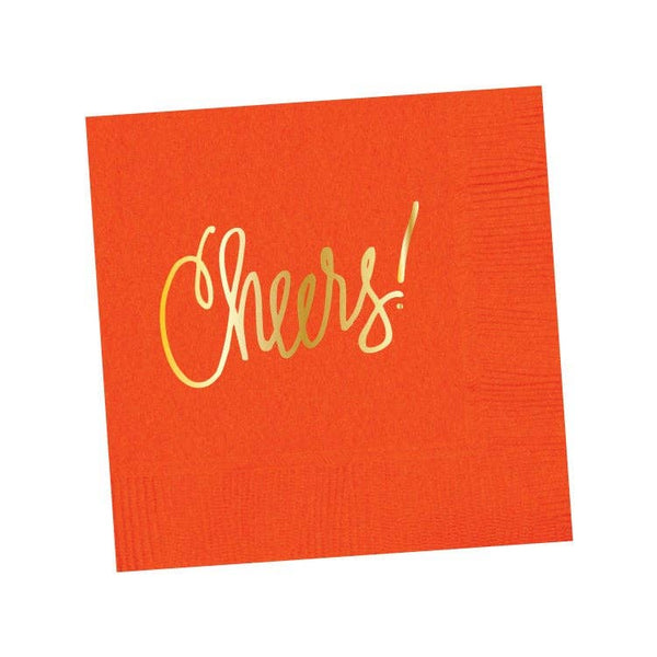 Cheers! | Napkins (18 colors): White
