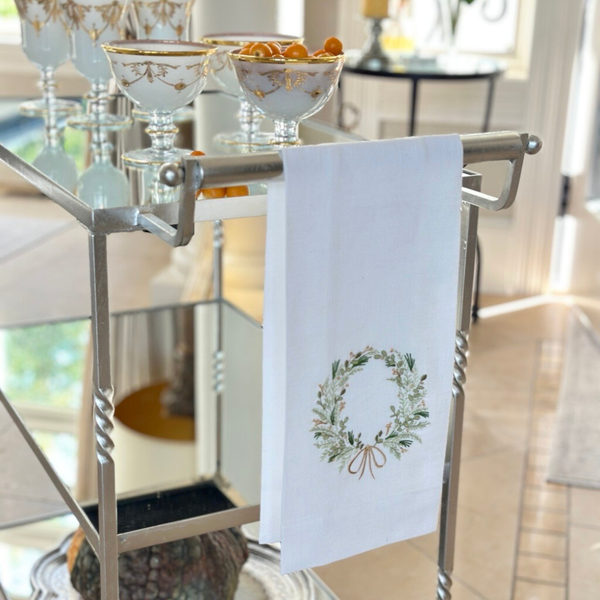 Farmers Market Wreath Towel