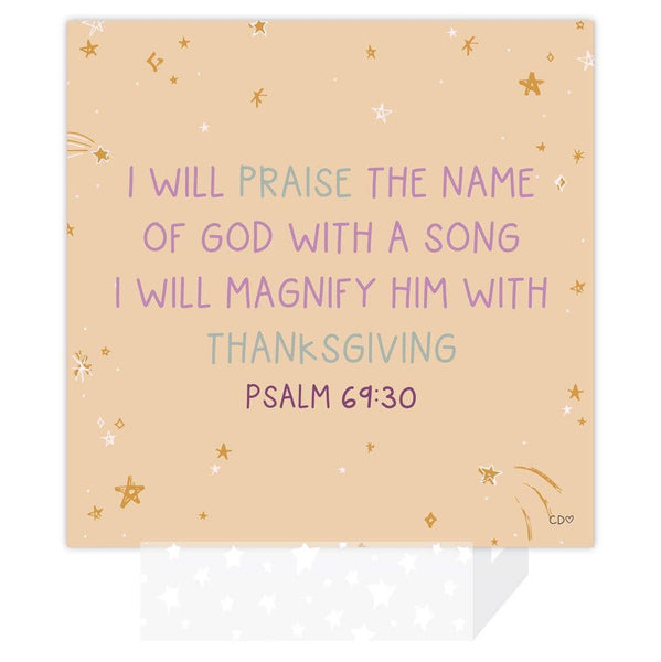 Verse for Gratitude – Bible Verse Card Set + Display Stand