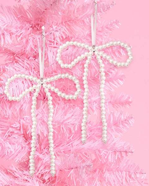 Pearl Bow Ornament