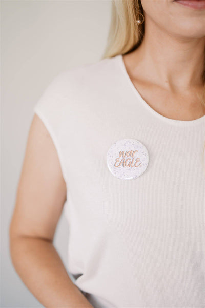 Auburn "War Eagle" Game Day Button