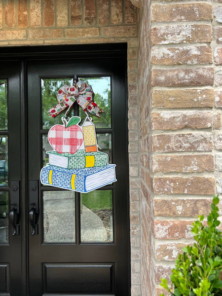 Carole Back to School Door Hanger