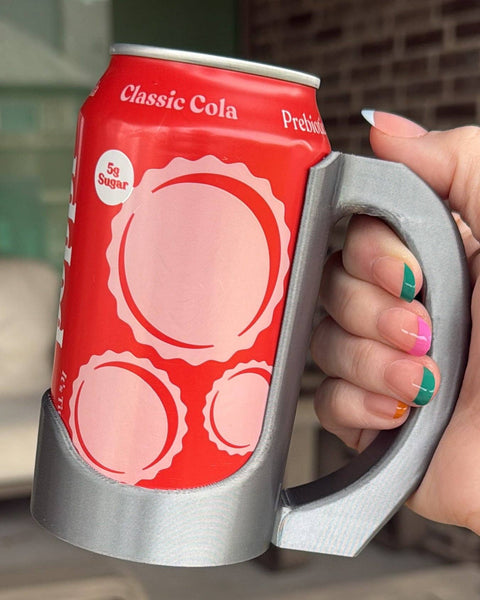 Sipzey Standard Soda Can Handle: Fairy Light Lilac