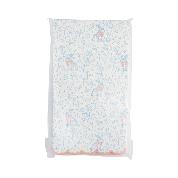 Bunny Pattern Scallop Guest Napkin (24ct)