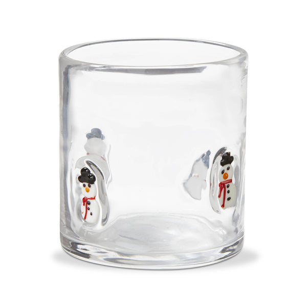 Snowman DOF Barware Glass: Clear / Glass