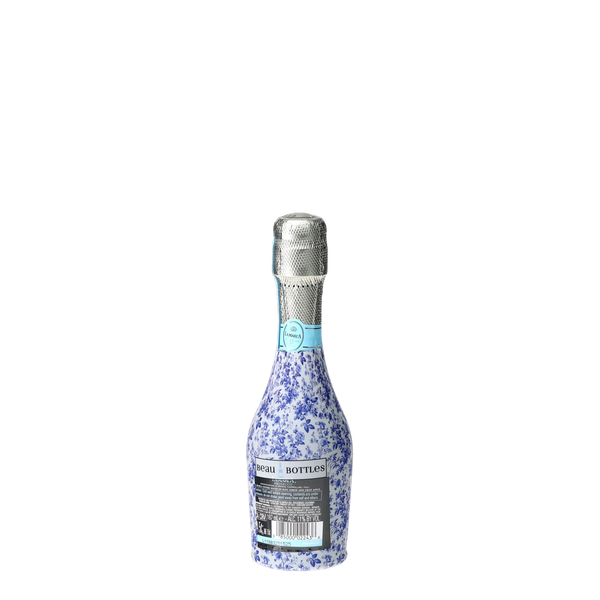 Beau Bottles Blue Floral - MINI Prosecco Collection - Set of 6 (Wraps Only)