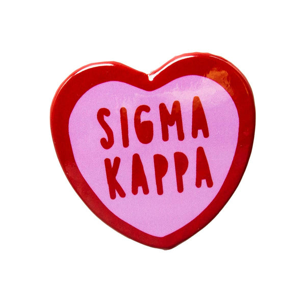 Sorority & Greek Sweet Heart Button