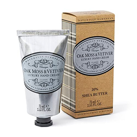 Naturally European 75ml Hand Cream- Oak Moss & Vetiver