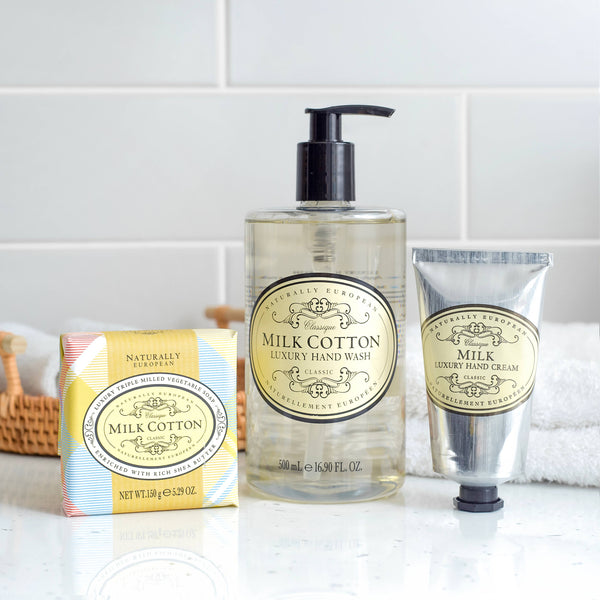 Naturally European® 500ml Luxury Hand Wash - Milk Cotton