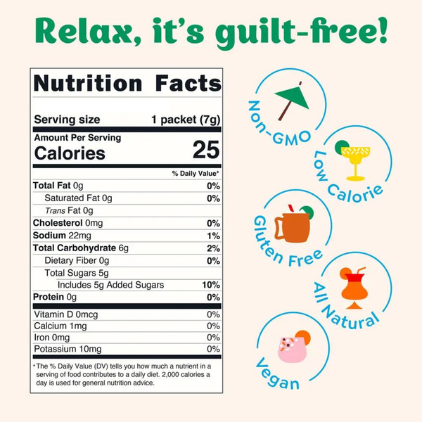 Mango Margarita Cocktail / Mocktail Mixer Single